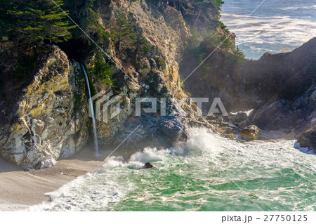 USA Pacific coast beach landscape, California USA Pacific coast beach landscape, California 27750125