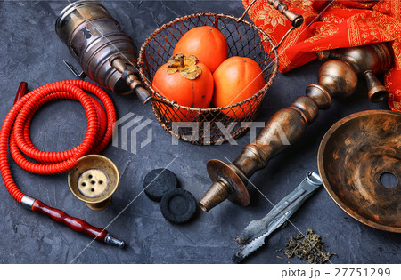 Hookah with persimmon 27751299