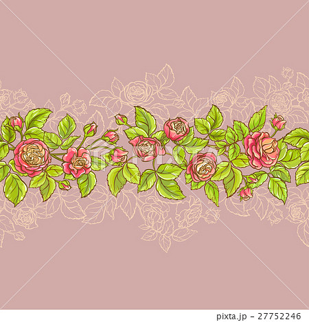 rose vector pattern 27752246