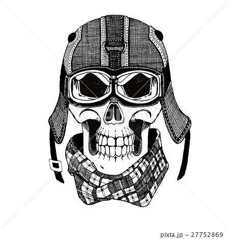 Vintage Image of SKULL for t-shirt design for 27752869