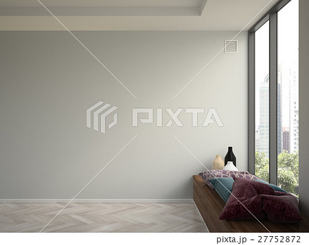 Interior modern design room 3D illustration 27752872