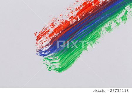 Acrylic paint colorful brush strokes 27754118