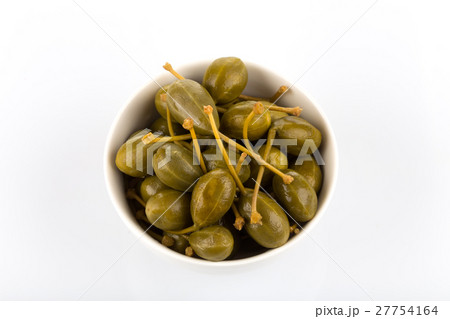 Bowl of canned capers 27754164