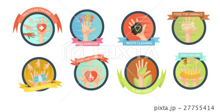 Volunteering Initiatives Icon Set Volunteering Initiatives Icon Set 27755414