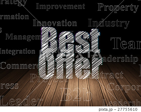Finance concept: Best Offer in grunge dark room Finance concept: Best Offer in grunge dark room 27755610