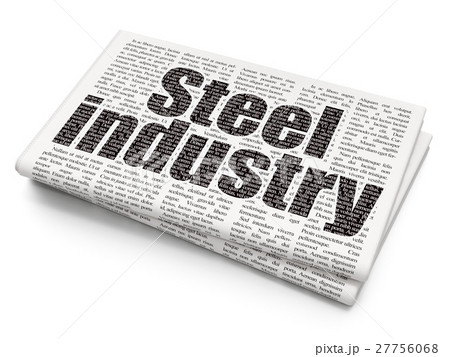 Industry concept: Steel Industry on Newspaper 27756068