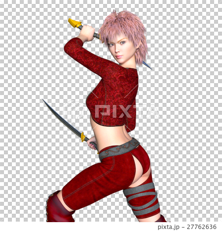 Female swordsman 27762636