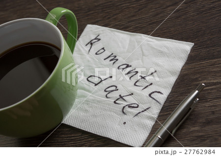 Love confession on napkin Love confession on napkin 27762984