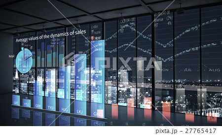Night office interior 27765417