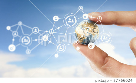 Media worldwide technology concept 27766024