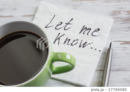 Love confession on napkin Love confession on napkin 27766080