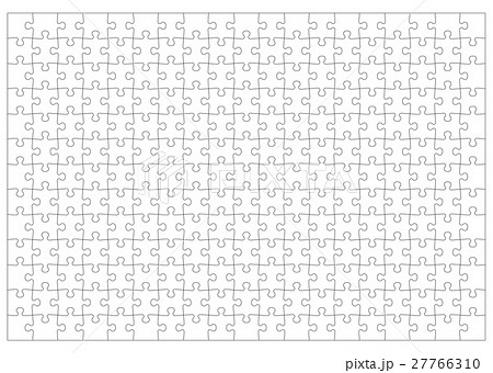 パズルピース6 4のイラスト素材