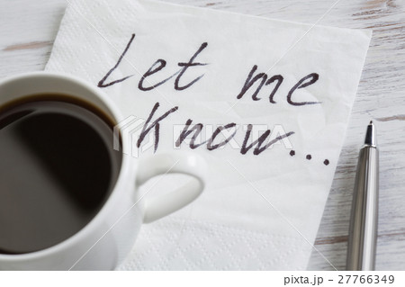 Love confession on napkin 27766349