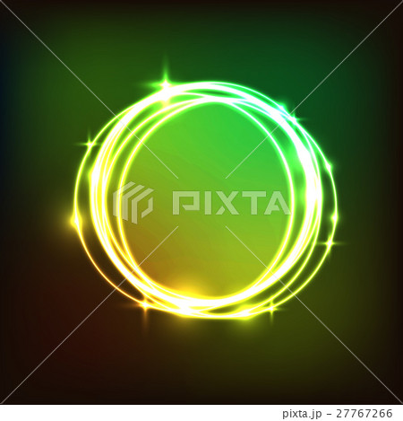 Abstract colorful circles neon background 27767266