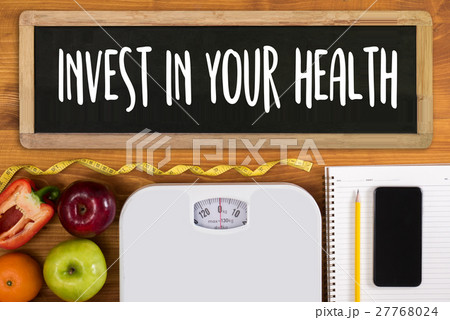 Invest in your health , Healthy lifestyle concept Invest in your health , Healthy lifestyle concept 27768024