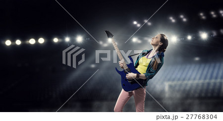Female rock guitarist Female rock guitarist 27768304