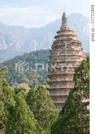 河南省登封 世界遺産 嵩岳寺塔 河南省登封 世界遺産 嵩岳寺塔 27772809