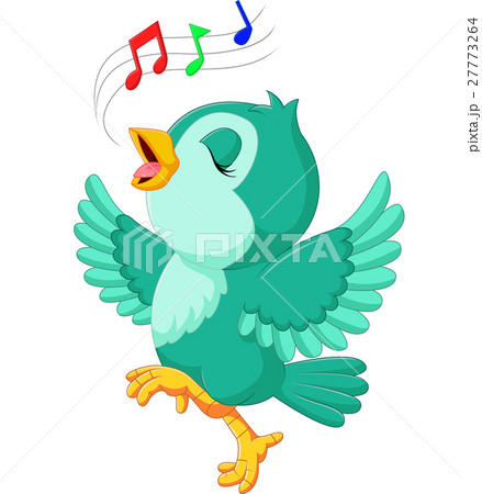Cute bird singing Cute bird singing 27773264
