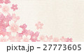 桜　春　和紙　背景  27773605