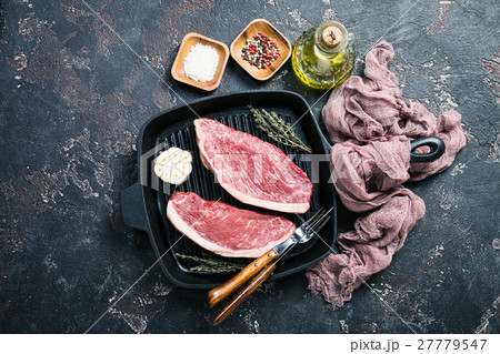 Fresh raw beef steaks 27779547
