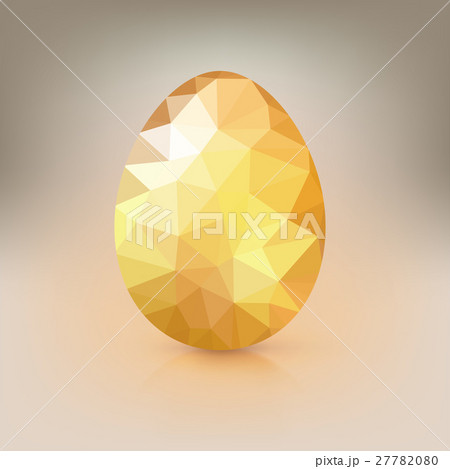 Golden egg from the mosaics, pattern, triangles Golden egg from the mosaics, pattern, triangles 27782080