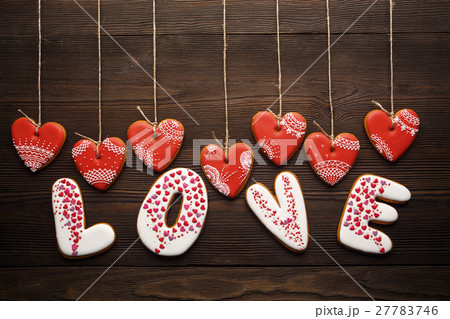 Festive decoration for Valentines day of 27783746