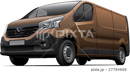 Brown light commercial vehicle 27784666