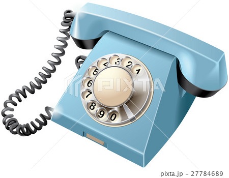 Vintage rotary dial telephone Vintage rotary dial telephone 27784689