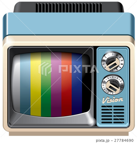 Vintage television receiver icon 27784690