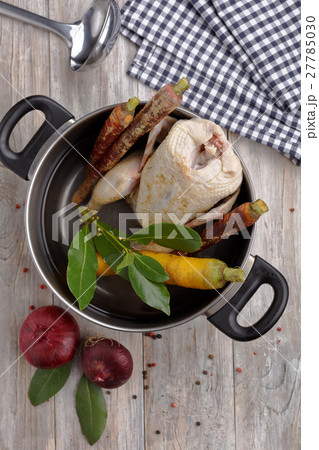 Ingredients for chicken soup Ingredients for chicken soup 27785030
