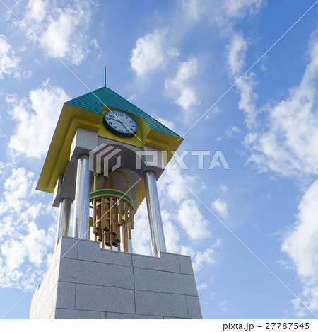 clock tower in blue sky background 27787545