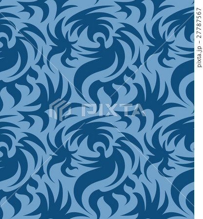 Abstract seamless organic pattern. vector 27787567