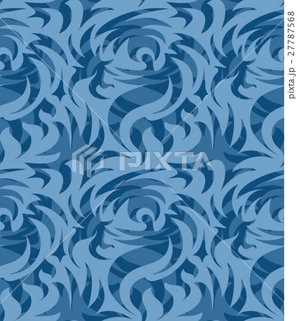 Abstract seamless organic pattern. vector 27787568