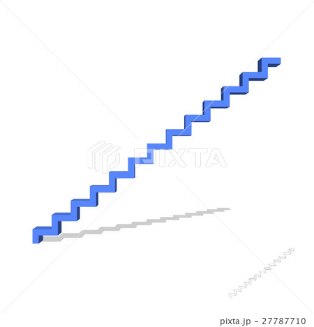 Stairway. Isolated on white. Vector illustration. 27787710