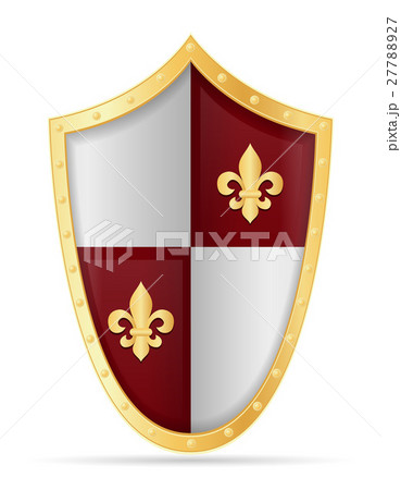 battle shield medieval stock vector illustration battle shield medieval stock vector illustration 27788927
