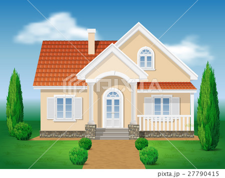 Country cottage and garden 27790415
