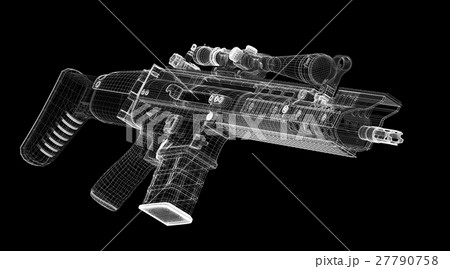 Machine gun Automatic 27790758