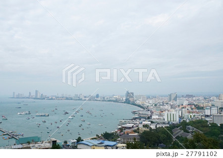 タイ王国パタヤビーチ、パタヤシティー、パタヤ湾（Pattaya） 27791102
