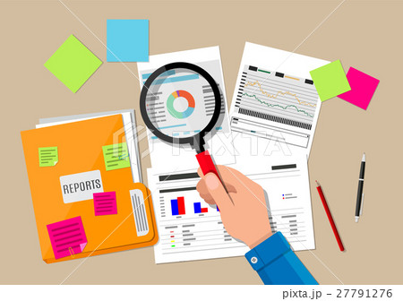 financial report concept. Business background. financial report concept. Business background. 27791276