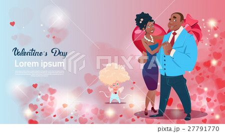 Valentine Day Gift Card Holiday Lovers Couple Love 27791770