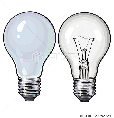 Modern fluorescent, energy saving and traditional 27792724