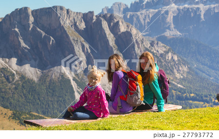 family at the Dolomites family at the Dolomites 27793772