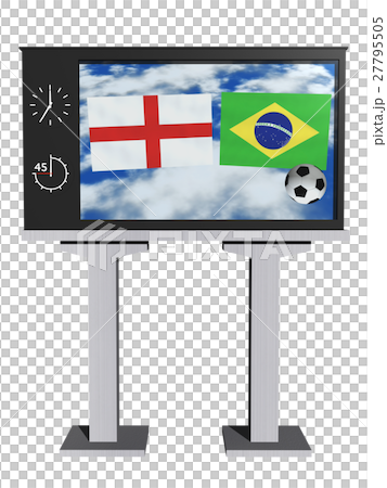 Football monitor (England VS Brazil) 27795505