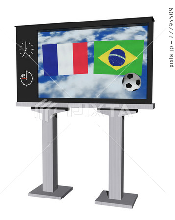 サッカー用モニター(フランスVSブラジル) サッカー用モニター(フランスVSブラジル) 27795509