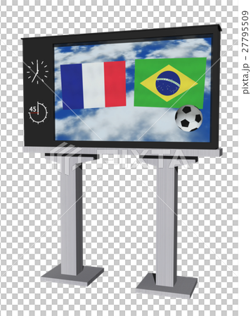 サッカー用モニター(フランスVSブラジル) サッカー用モニター(フランスVSブラジル) 27795509