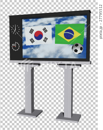サッカー用モニター(韓国VSブラジル) 27795512