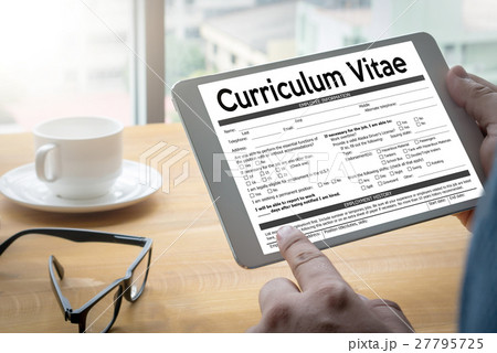 CV - Curriculum Vitae (Job interview concept CV - Curriculum Vitae (Job interview concept 27795725