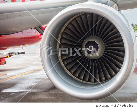 Turbine engine of airplane . 27796565