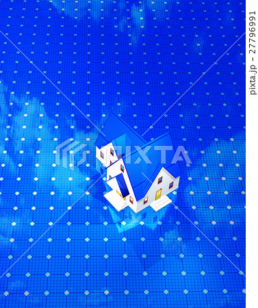 ソーラーパネルとエコ住宅 27796991