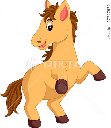 cute horse cartoon cute horse cartoon 27797679